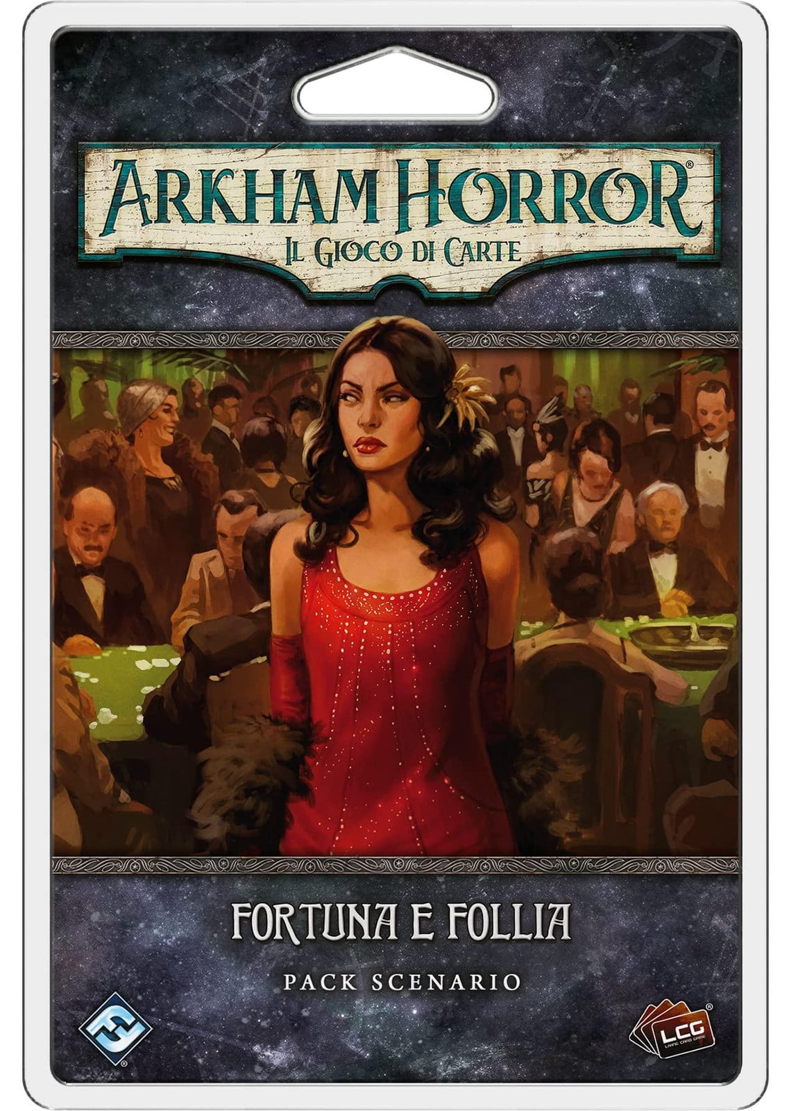 Asmodee - Arkham Horror kaartspel: Geluk en waanzin - Kaartspeluitbreiding