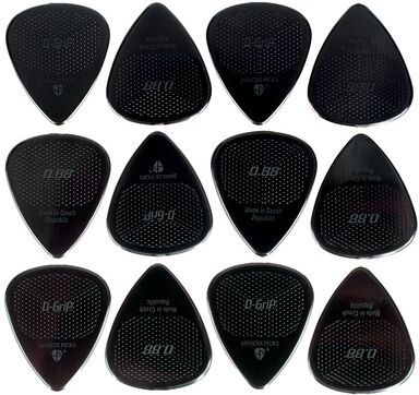 D-Grip Picks 351 Nylon Black 0,88 Noir