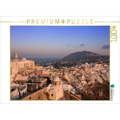 CALVENDO Puzzle Blick auf Imerovigli, Santorini,Griechenland | 1000 Teile Lege-Größe 64x48cm Foto-Puzzle für glückliche Stunden