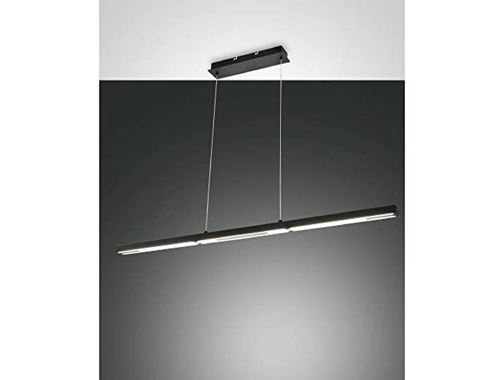 Fabas Luce LED Pendelleuchte LING, 1x32W Downlight und 1x8W Uplight, 3000K, IP20, schwarz