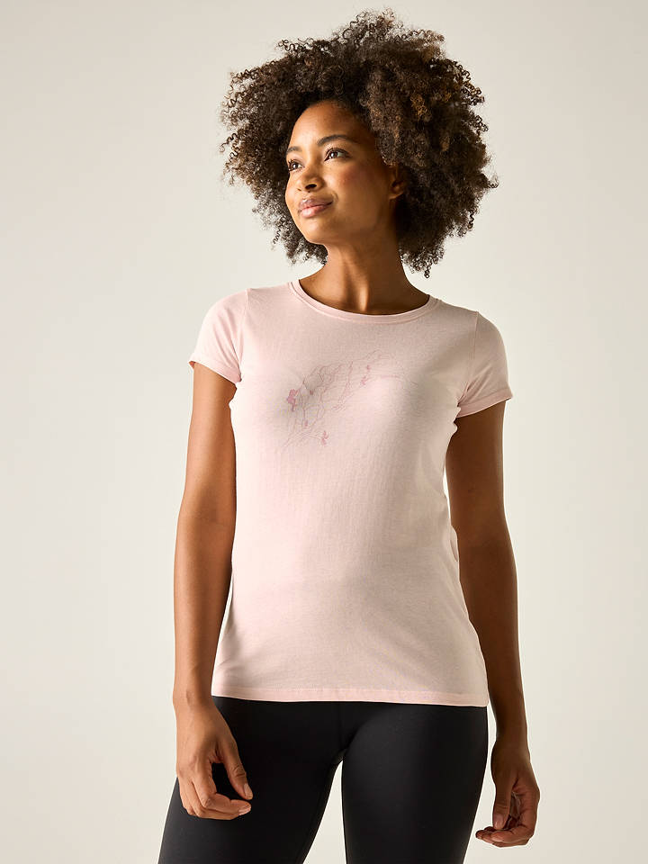 Regatta Shirt "Breezed" in Rosa - 36