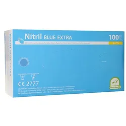 Medi-Inn Nitril blue extra Einmalhandschuhe puderfrei S / 100 Stück