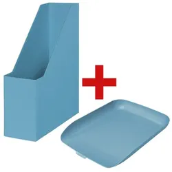 Leitz Stehsammler »Click & Store Cosy« inkl. Briefkorb »Cosy« blau, 20.3x25.3x33 cm