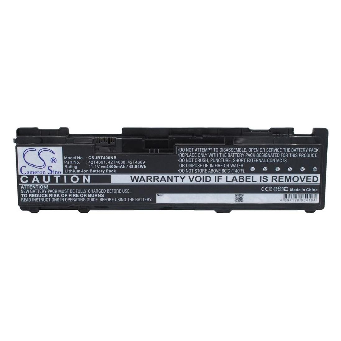 NoName Battery for Lenovo ThinkPad T400s etc (IBT400NB)