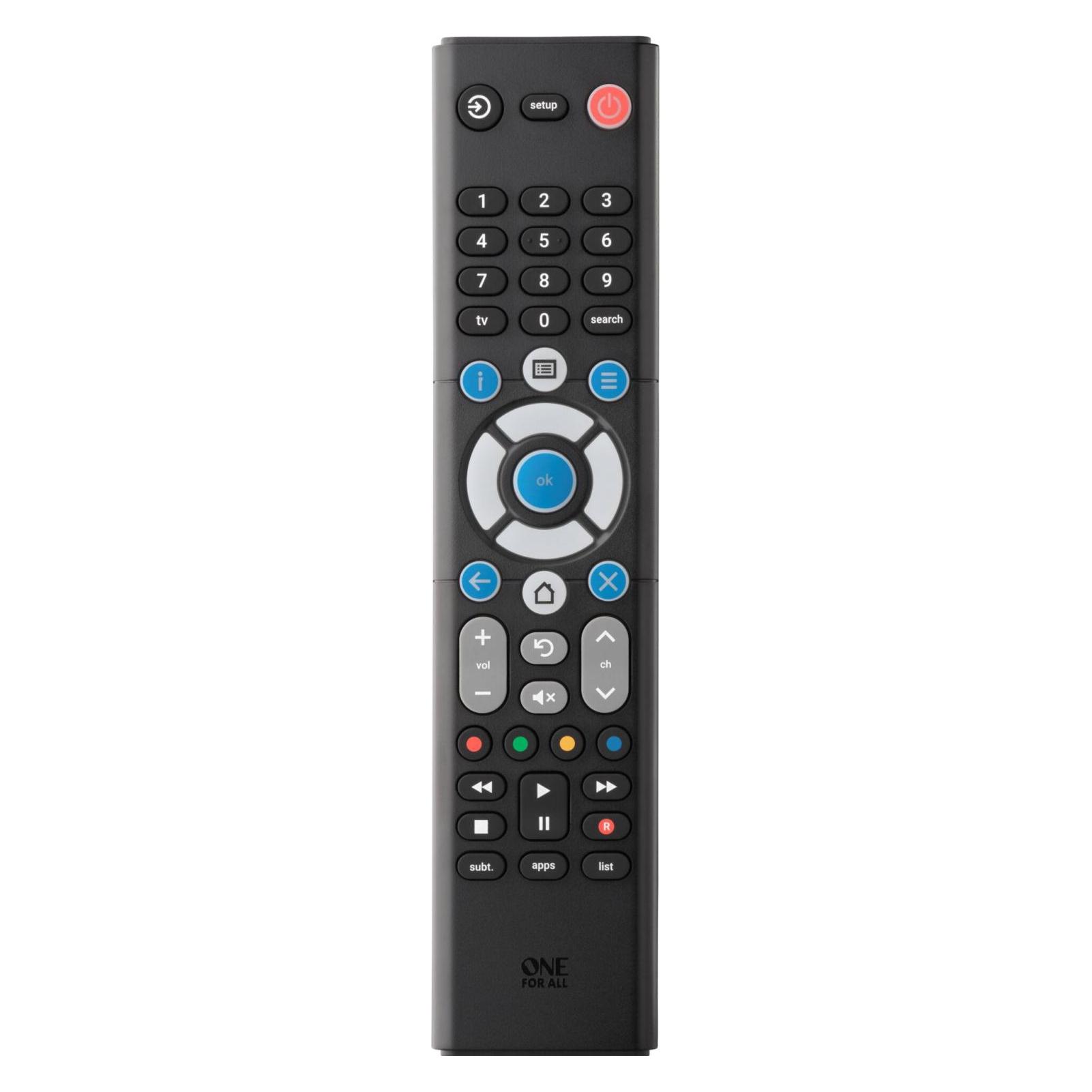 One for All Essence TV Universalfernbedienung URC 1211 (Universal Fernbedienung, Infrarot) (URC1211)