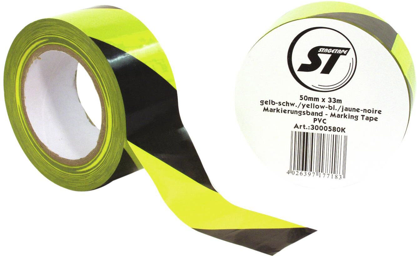 Accessory Markierungsband Pvc Gelb/sw