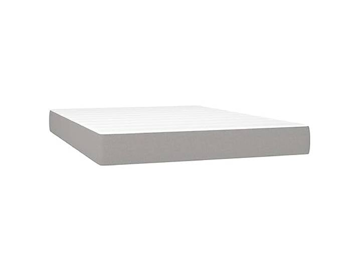vidaXL Taschenfederkernmatratze Mittel Matratze Bett Matratzen Taschenfederkern Federkernmatratze Schaumstoffmatratze Hellgrau 140x200x20cm Stoff