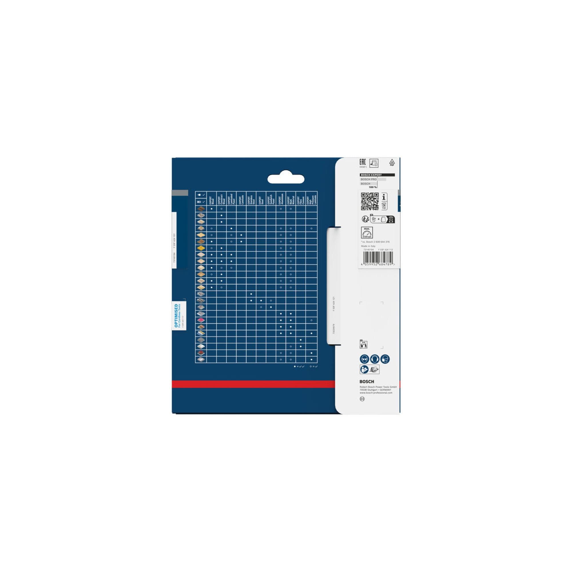 BOSCH EXPERT Wood Kreissägeblatt, 165x1, 45x20 mm, Z36 (2608902150)