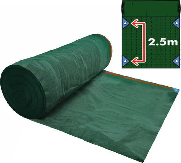 GeoTech Rouleau 8 x 50 m filet anti-épines et anti-déchirures pour récolte olives Toile 95g/m2
