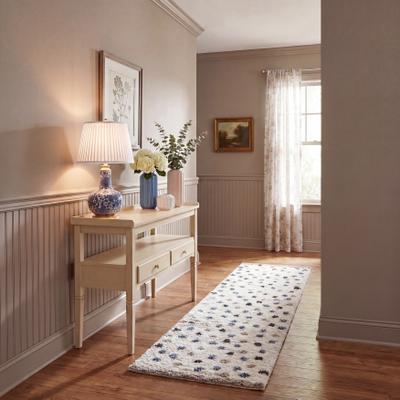 SAFAVIEH Calico Shag Inas Polka Dot 1.5-inch Thick Rug