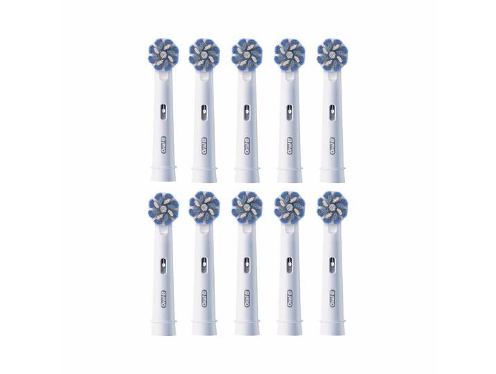 Oral-B Pro Sensitive Clean 10er Aufsteckbürsten – Ersatzbürste/Zahnpflege Zubehör – weiss