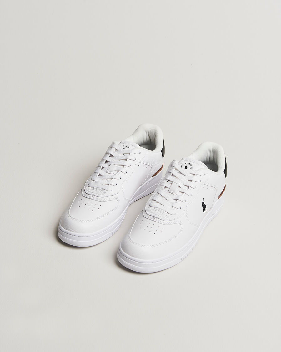 Polo Ralph Lauren Masters Court Sneakers White/Black men EU45 Hvid