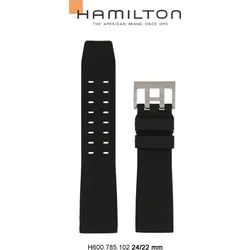 Hamilton - Belowzero Band-set Kautschuk-schwarz-24/22 H691.785.102 - schwarz