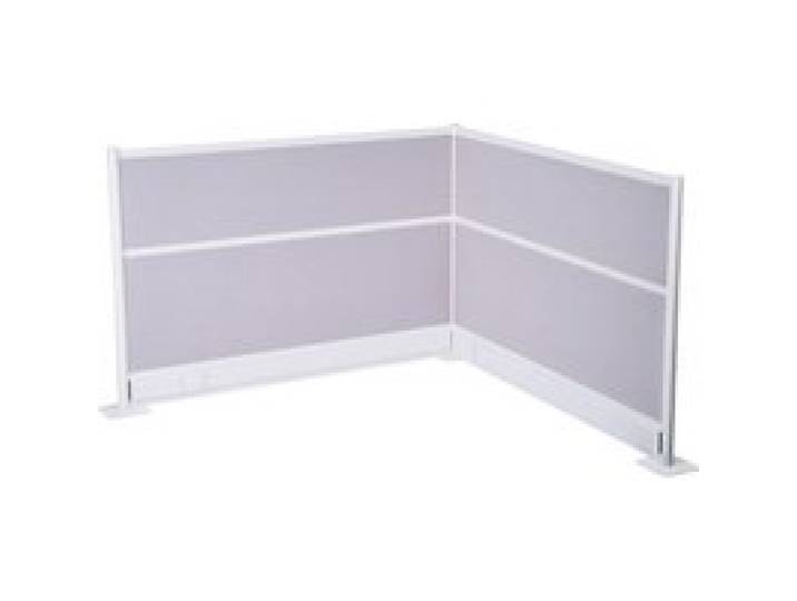 VEVOR Cloisons de Bureau, 183 x 122 cm, Cloison de Séparation de Poste de Travail PET, Lot de 2, avec Cache-prises, Panneau de Confidentialité Autoportants de Pièce pour Bureau, Bibliothèque, École