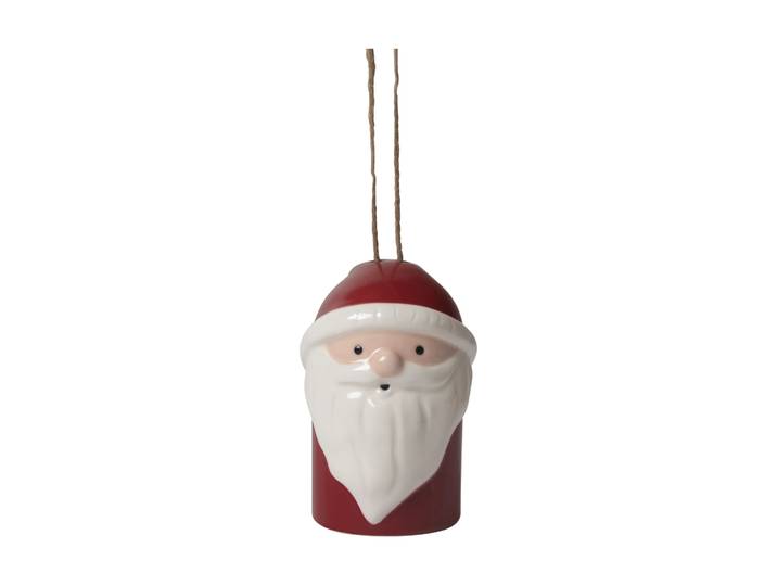 Pluto Design Suspension de sapin de Noël Père Noël Rouge-blanc