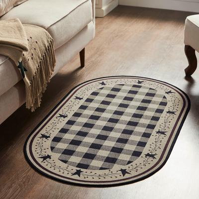 VHC Brands Pip Vinestar Polyester Rug Oval 27x48
