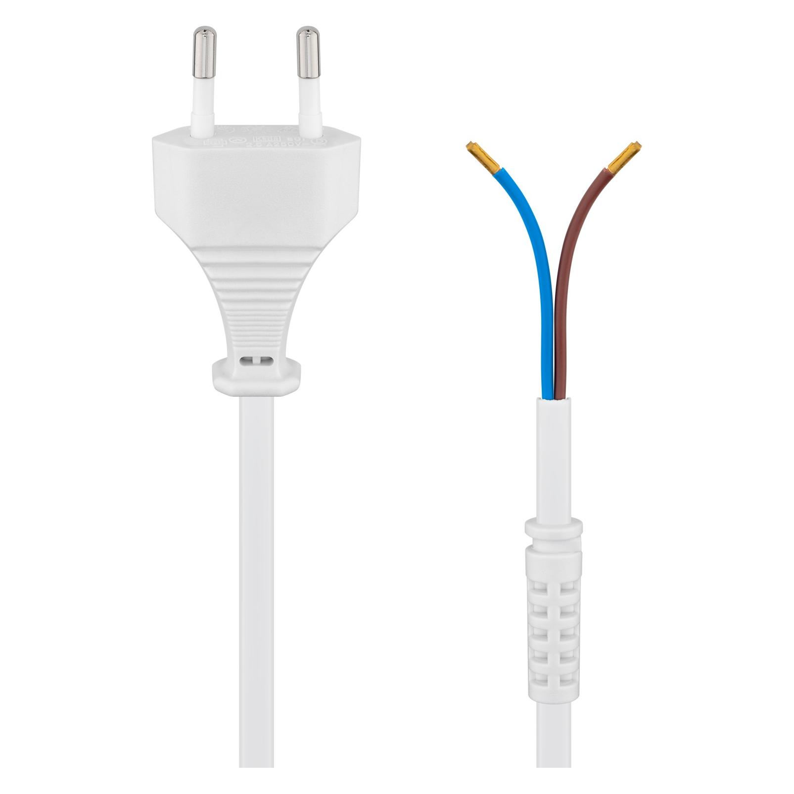 Goobay Euro Kabel zum Konfektionieren, 1,5 m, Weiss (1.50 m) (50503)