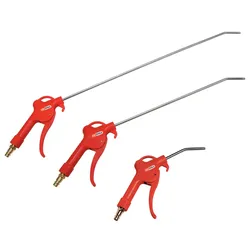 KS Tools Druckluft-Ausblaspistolen-Satz, 3-tlg, 95-510 mm - 515.1921