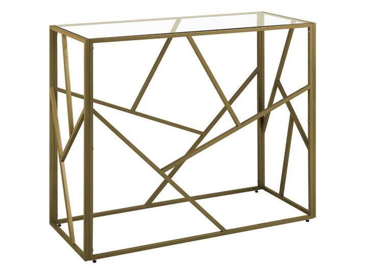 KONSOLENTISCH Glas gold Orland