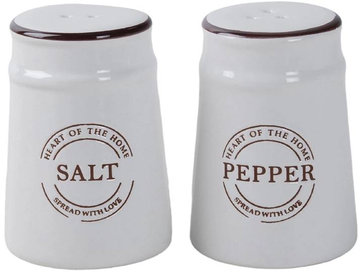 Salz- und Pfefferstreuer-Set MARY II weiss