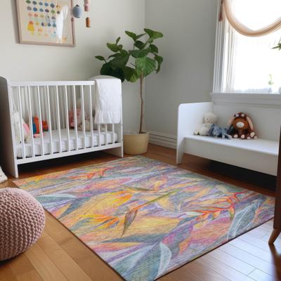 Addison Rugs Premium Washable Super Soft Tropical Garden Mayfield Rug