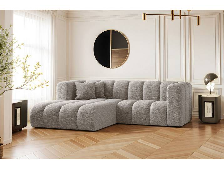 Kaiser Möbel Ecksofa L-form Sofa Grand Modular Stoff Haga und Salvador, Große Auswahl an Farben, moderner Stil, modular