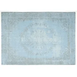 Faktorei Vintage-Orient-Teppich MEDAILLON, 200 x 300 cm, türkis