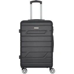 Nowi Bergamo 4 Rollen Trolley 65 cm, Koffer, Schwarz