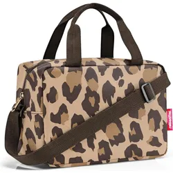 Coolerbag To Go Kühltasche, braun, Leopardenmuster
