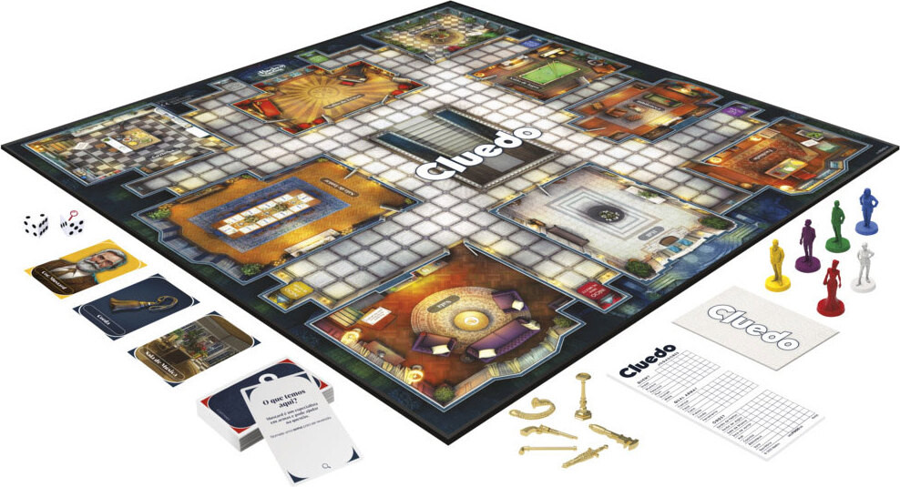 Hasbro Gaming Cluedo met 8 rokken en jurken