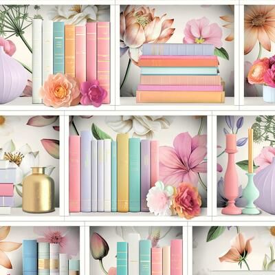 Veer Decor Blossom Shelves Wallpaper