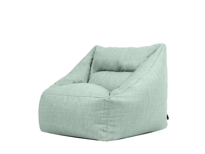 icon Sitzsack Outdoor-Sessel Natalia, Grün, 340 L, Füllung: EPS Mikroperlen, Freiform, 97x35x84 cm, Gartenmöbel, Gartensessel, Outdoor-Sitzsäcke