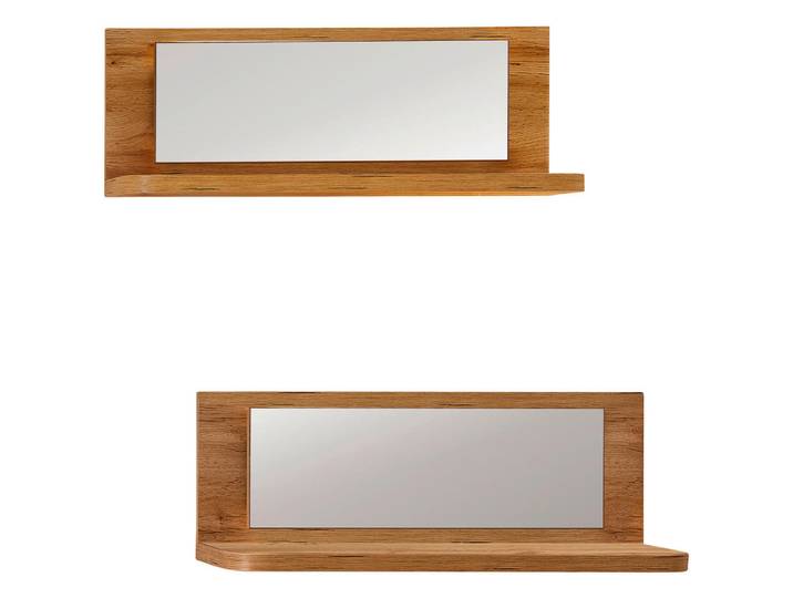 Xora Wandboardset, Eiche, Glas, 2-teilig, 70x26x24 cm, Küchen, Küchenmöbel, Küchenregale