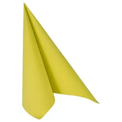 500 Servietten hellgrün limonengrün `ROYAL Collection` 1/4-Falz 40 x 40 cm Stoffoptik