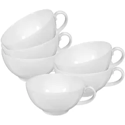 TEETASSEN Rondo/Liane weiß 0,20 l 6er Set