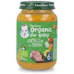 Gerber Organic Gemüse Kalbfleisch 1U 190g