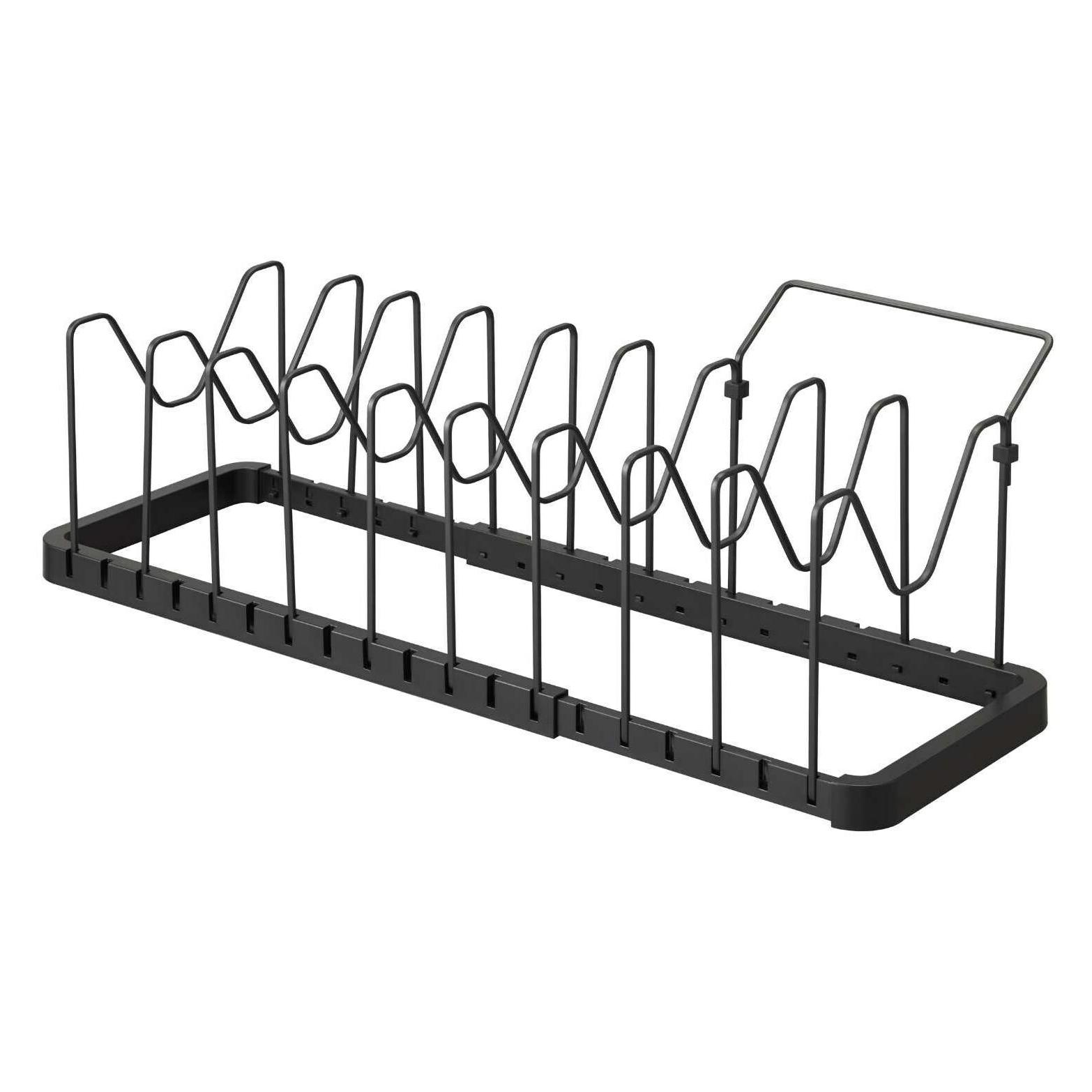 Yamazaki Ausziehbarer Topf- & Pfannen-Organizer TOWER (Kunststoff, Metall) (B07B328DS1)