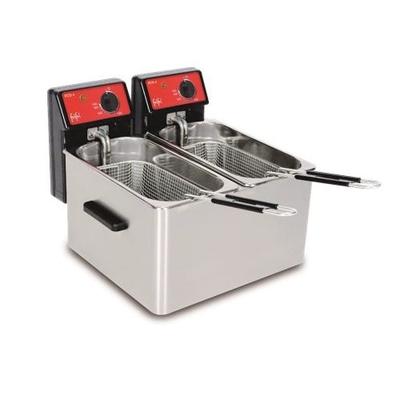 frifri ECO 4+4 Tischfritteuse 2x 3200W 3,2kW 2x 230V 5-7kg Pommes Fritteuse