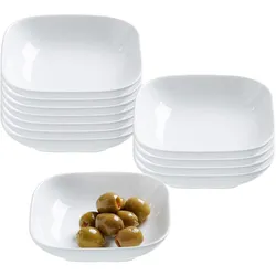 DIPSCHALEN Arena weiß ø 10 cm 12er Set
