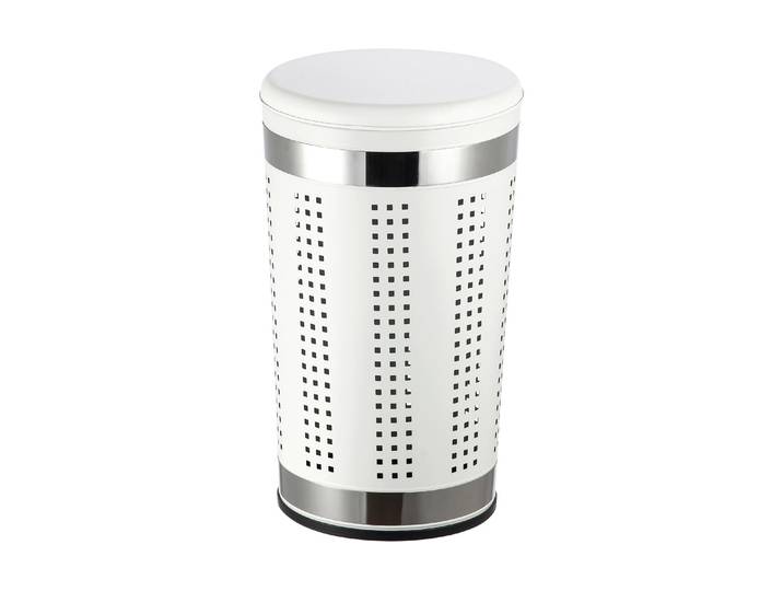 Wäschekorb MSV MSV Wäschekorb 46 l, Weiss , weiss (weiß), 46 l, Wäschesammler, Wäschekorb