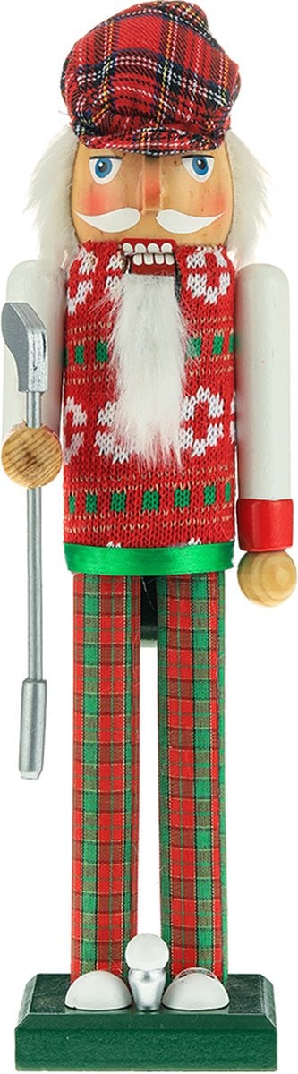 Kurt Adler Notenkraker Golfer Multi kleuren