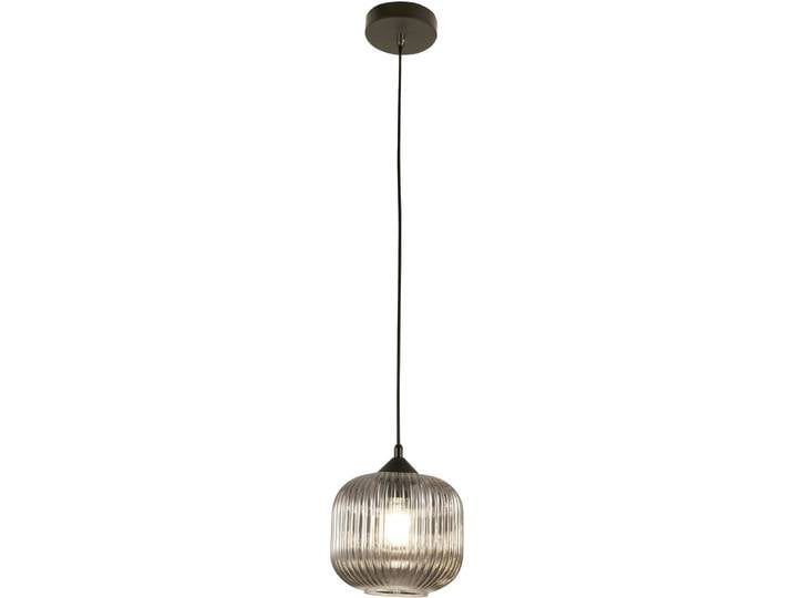 Pendellampe Moran grau Metall/Glas B 20 cm