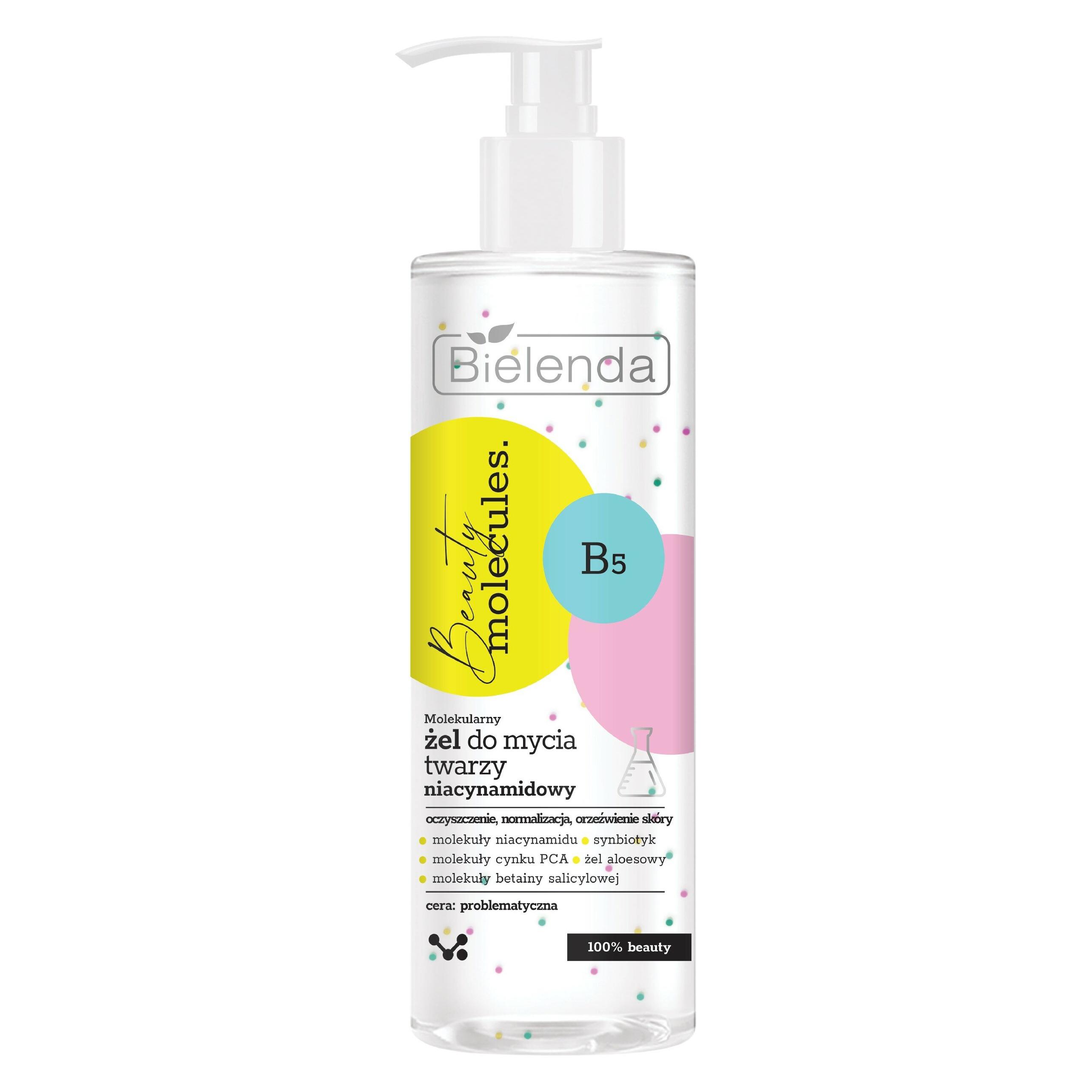 Bielenda Beauty Molecules Molecular Niacinamide Face Wash Gel For Problematic Skin 195Ml (Reinigungsgel, 195 ml) (5902169051419)