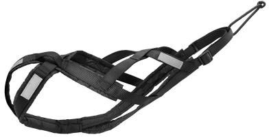Uplift Essentials Dog Outdoor Sled And Weight Training Harness black m