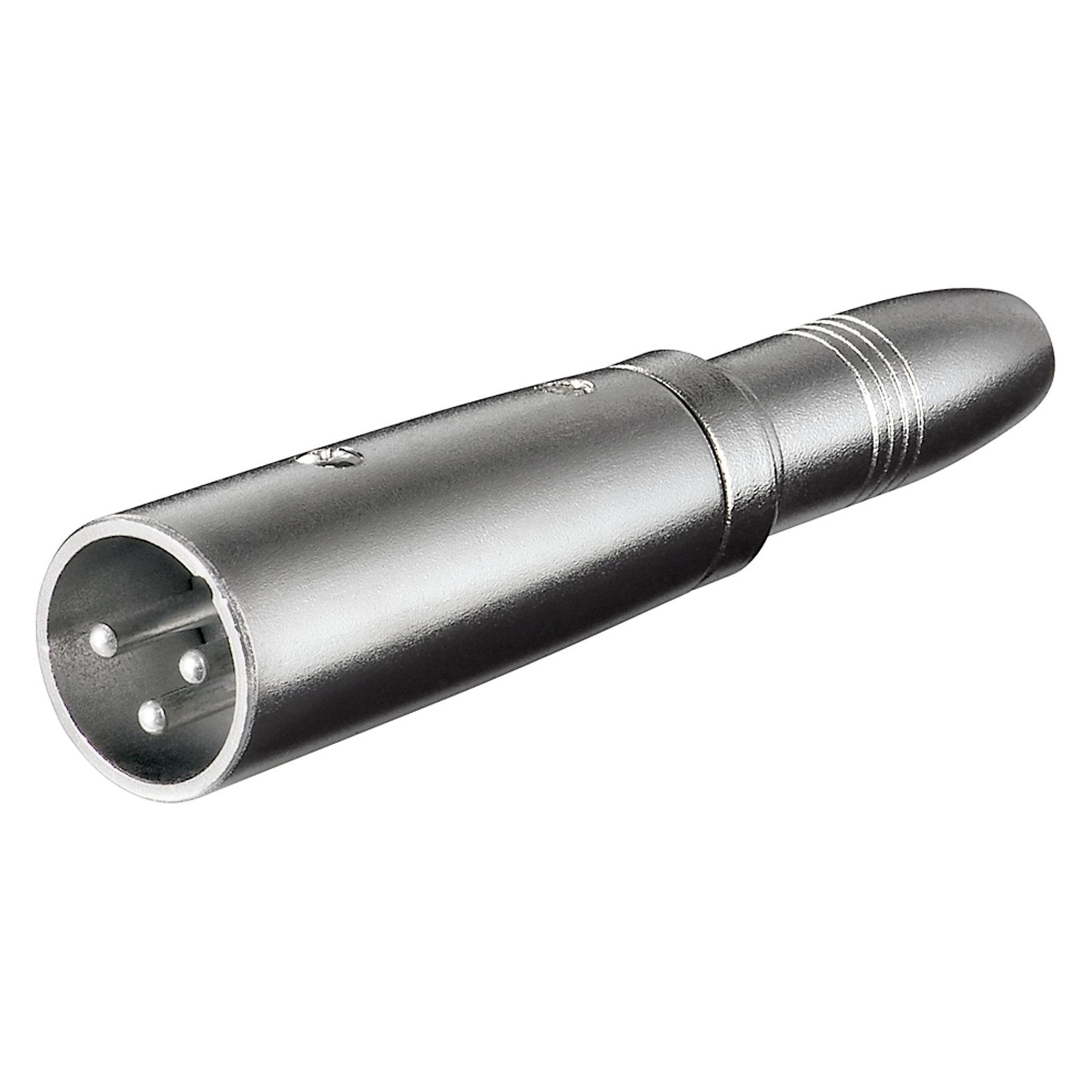 Goobay XLR-Stecker, 3-polig (Klinkenadapter) (27454)