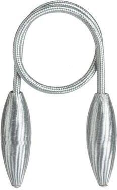 Uplift Treasures Plush Alloy Curtain Tieback Rope gray