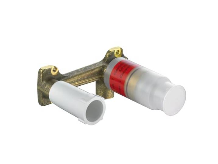 Kludi 38243 Pour mitigeur de lavabo 2 trous à encastrer pour montage mural Couleur/Finition : Chrome