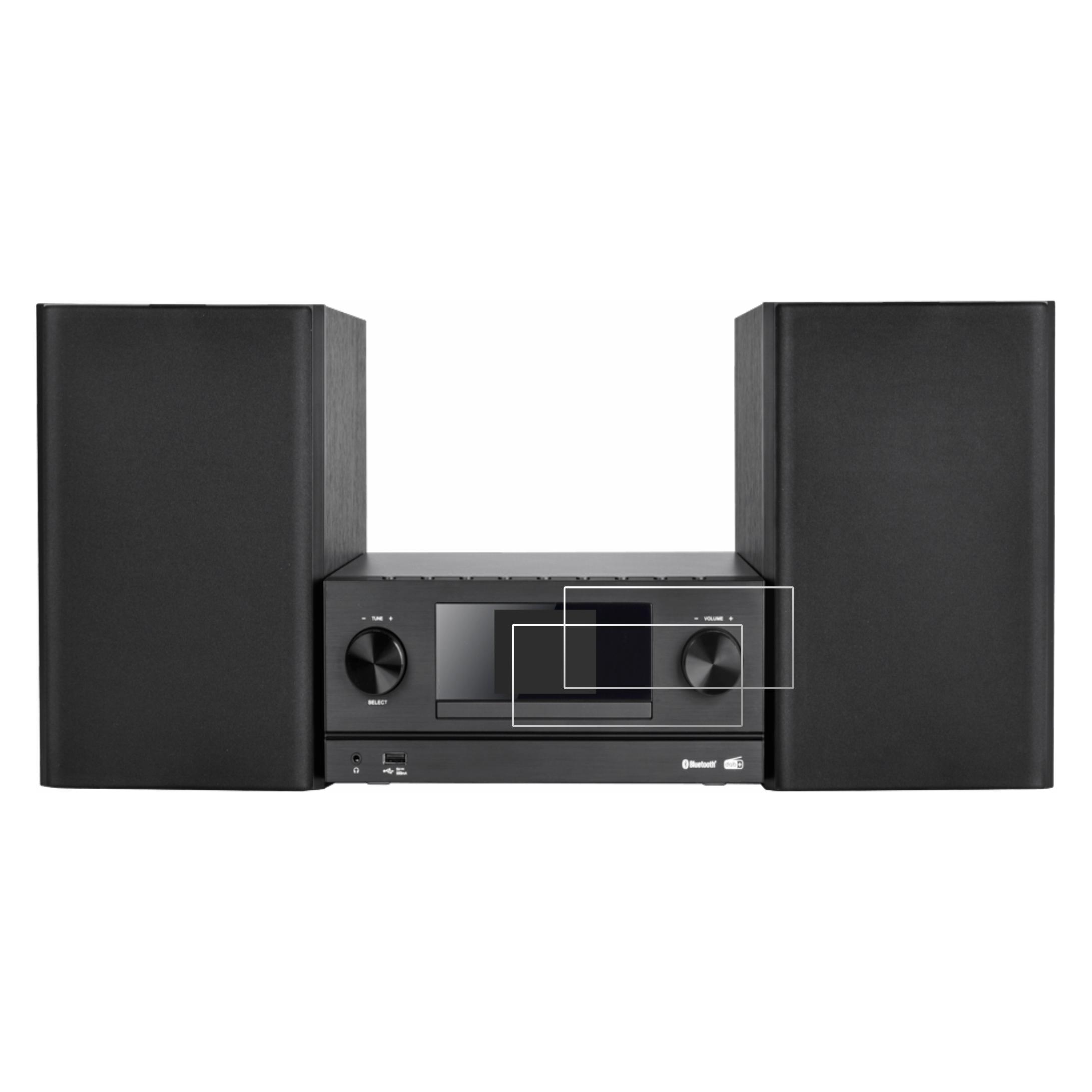 ScreenLeaf Schutzfolie für Kenwood M-9000S-B Displayschutz Display Schutz Folie Klar Transparent (6164448)