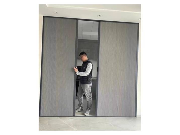 falttür falttüren innentüren Falttüren Für Den Innenbereich, Grau, 220230240cm Hoch, Wasserdicht, Ohne Bohren, Waben-Falttür Für Badezimmer/Schrank/Balkon, Platzsparender Raumteiler(220cm high,155cm)