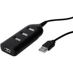 Digitus AB-50001-1 USB-Hub 4 Port USB-A USB 2.0 480 MBit/s Schwarz AB-50001-1